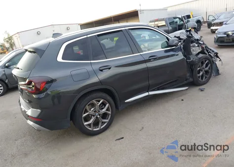 2022 BMW X3 xDrive30I from USA, damaged, VIN WBX57DP08NN143614
